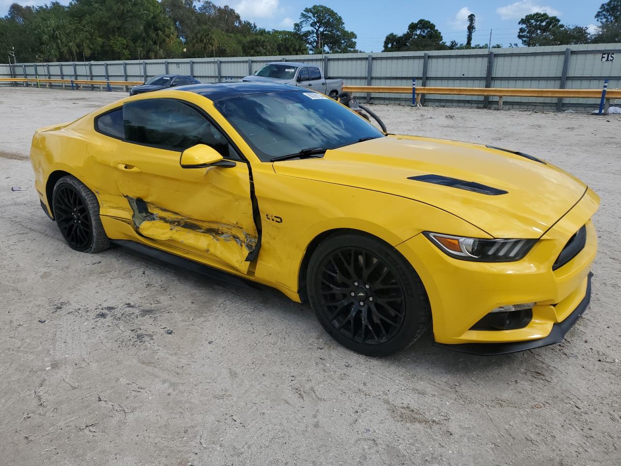 2016 Ford Mustang VIN 1FA6P8CF9G5224391 Copart auction photo, side damage thumbnail 4