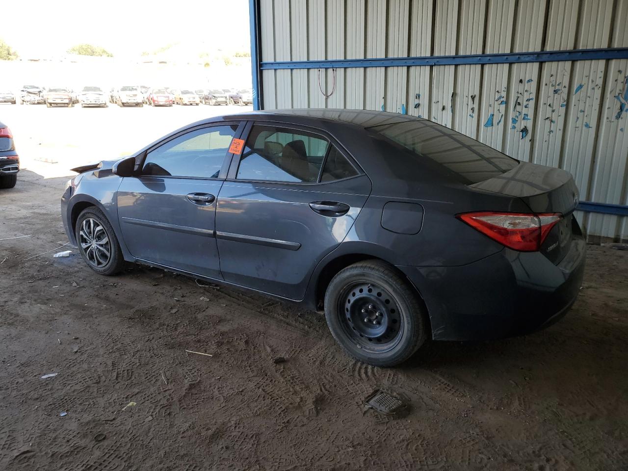 2016 Toyota Corolla VIN 5YFBURHE2GP398264 Copart auction photo, front end / rear end damage thumbnail 2