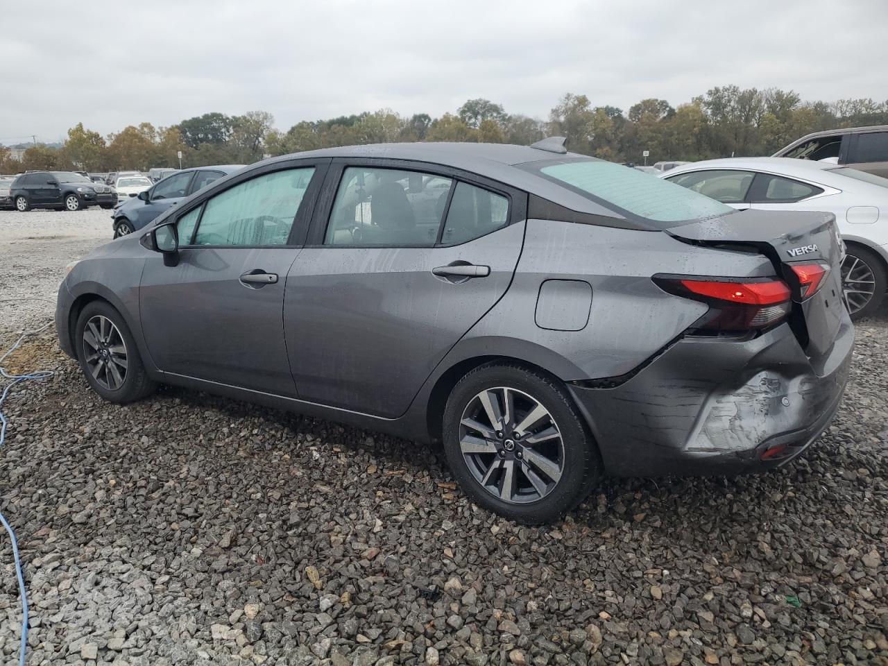 2020 Nissan Versa VIN 3N1CN8EVXLL807573 Copart auction photo, side / rear end damage thumbnail 2