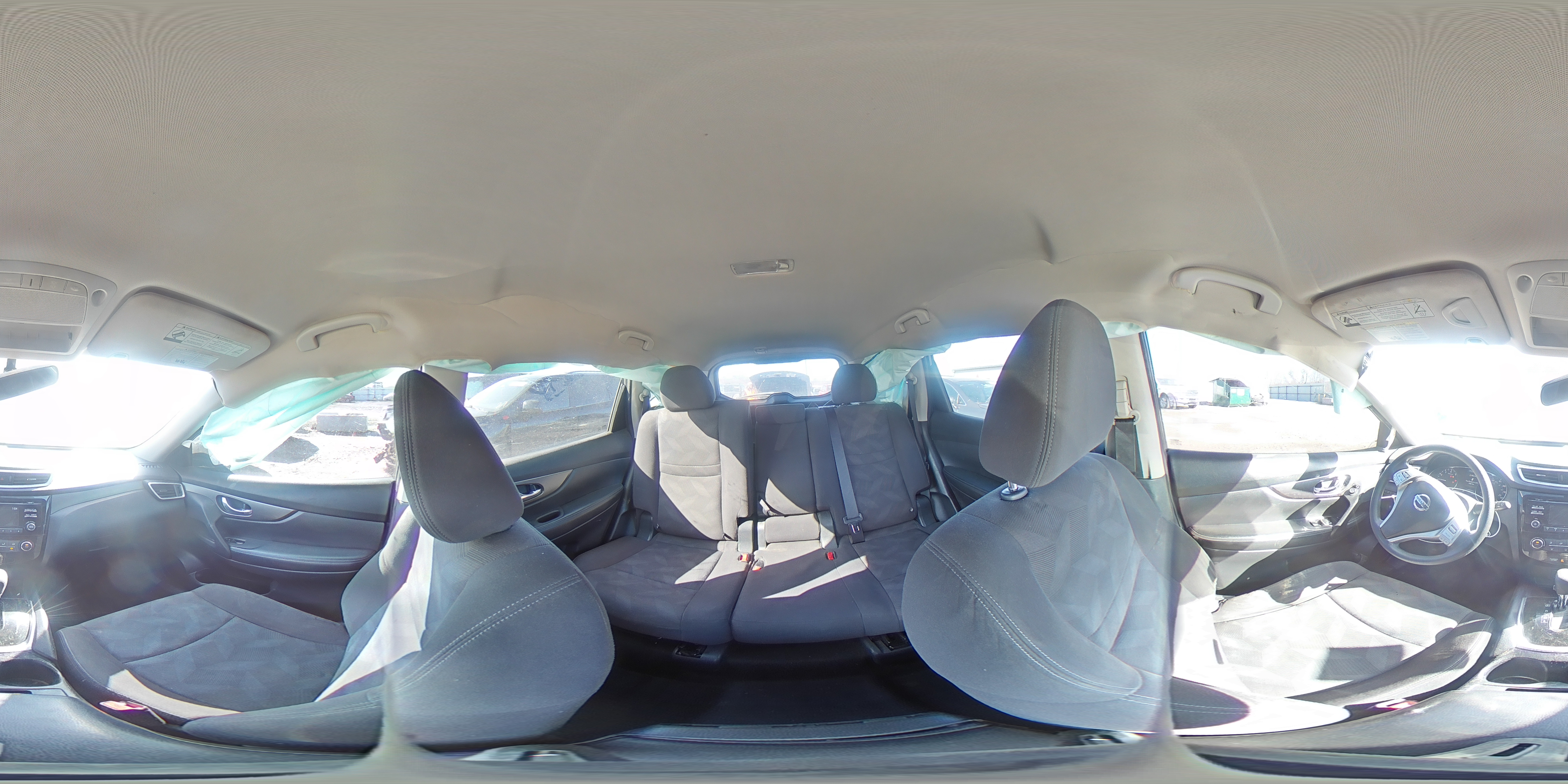 2016 Nissan Rogue VIN KNMAT2MV2GP646025 Copart auction photo, front end / side damage thumbnail 16