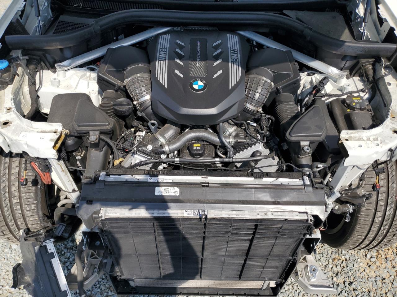 2021 BMW X5 VIN 5UXJU4C06M9G78735 Copart auction photo, front end damage thumbnail 13