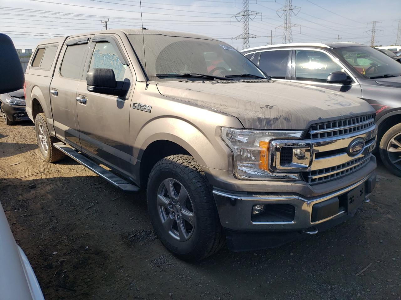 2018 Ford F-150 VIN 1FTEW1EG5JFA90244 Copart auction photo, all over damage thumbnail 4