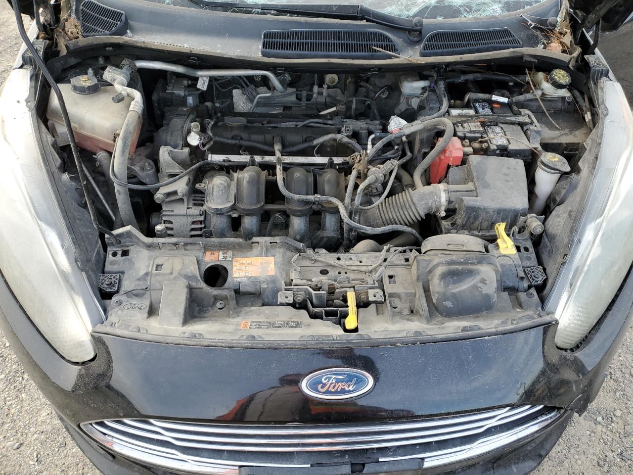 2015 Ford Fiesta VIN 3FADP4EJ8FM159169 Copart auction photo, rollover damage thumbnail 11