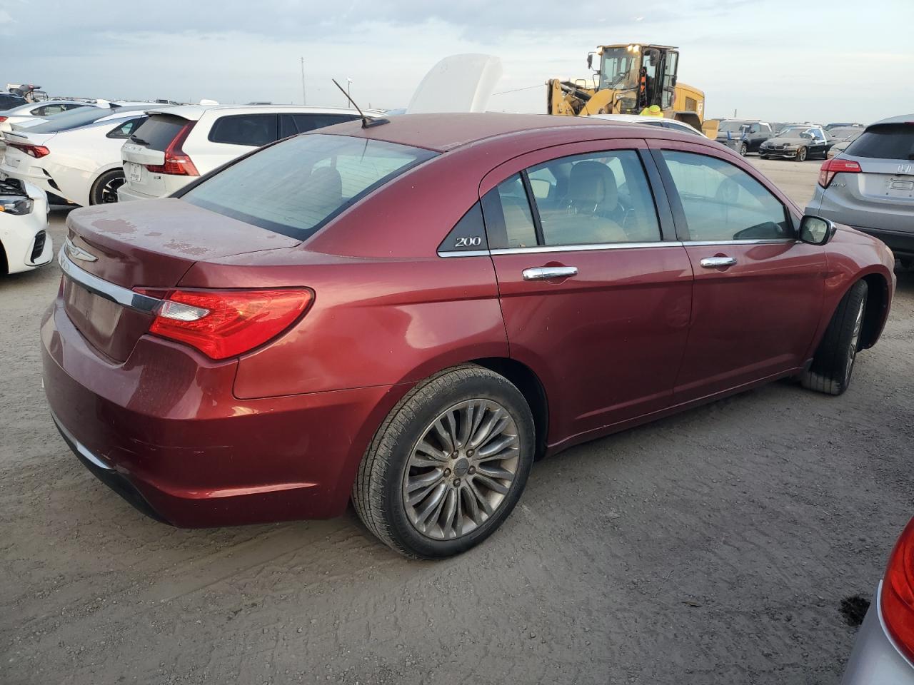 2012 Chrysler 200 VIN 1C3CCBCG6CN180492 Copart auction photo, water/flood damage thumbnail 3