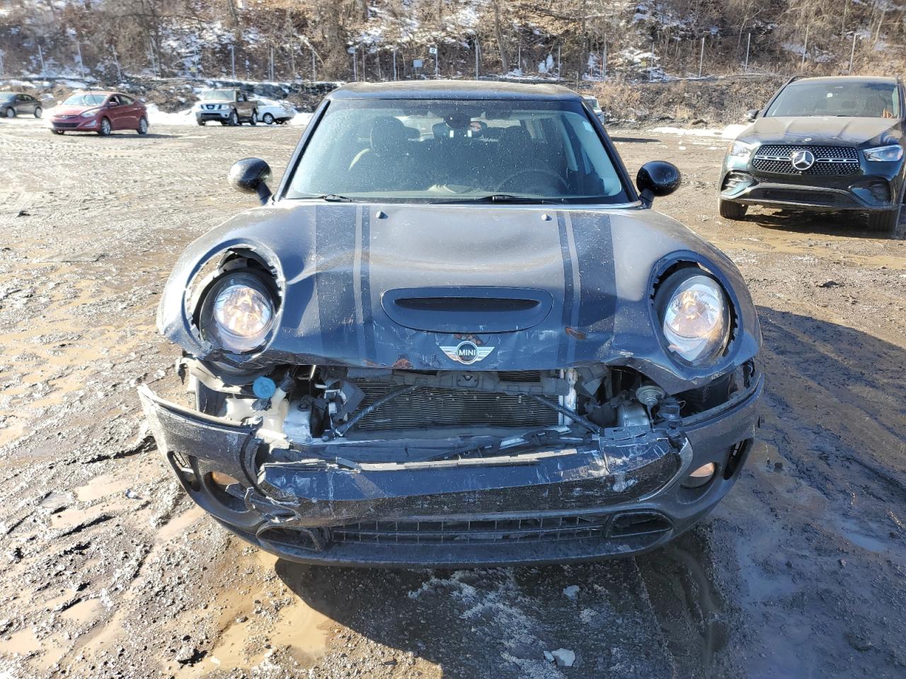 2017 MINI Cooper VIN WMWLN9C56H2B32240 Copart auction photo, front end damage thumbnail 5