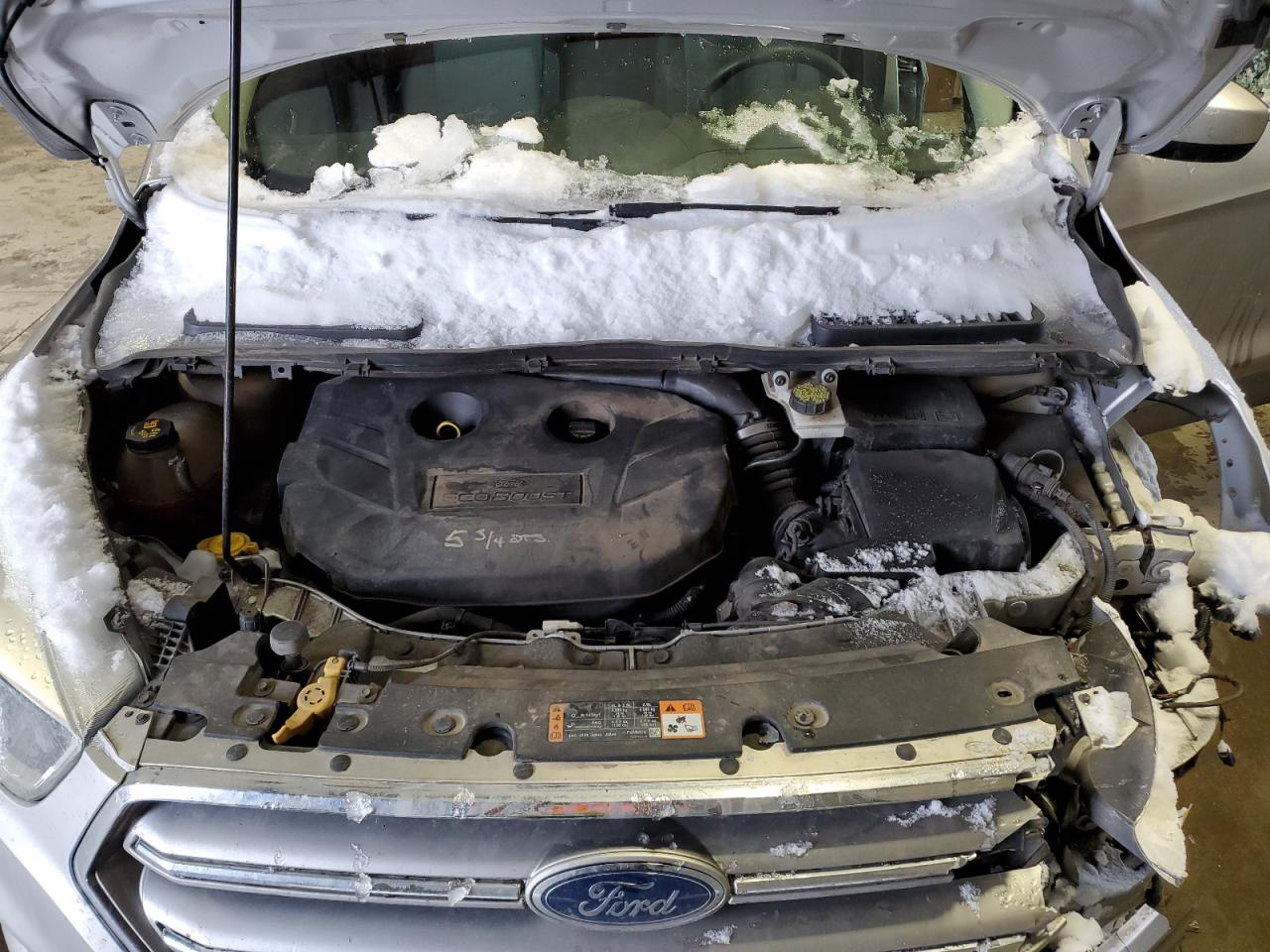2017 Ford Escape VIN 1FMCU9G98HUC02952 Copart auction photo, front end damage thumbnail 12