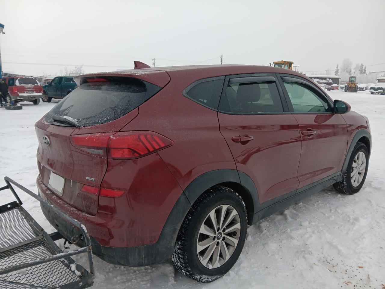 2019 Hyundai Tucson VIN KM8J2CA49KU879751 Copart auction photo, front end / side damage thumbnail 3