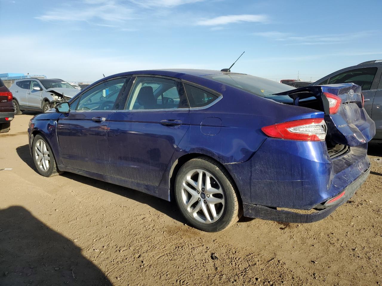 2015 Ford Fusion VIN 1FA6P0H7XF5123586 Copart auction photo, rear end / front end damage thumbnail 2