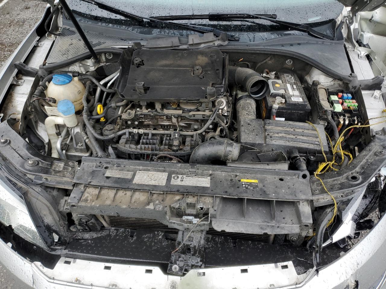 2014 Volkswagen Passat VIN 1VWAT7A32EC110046 Copart auction photo, front end / mechanical damage thumbnail 11
