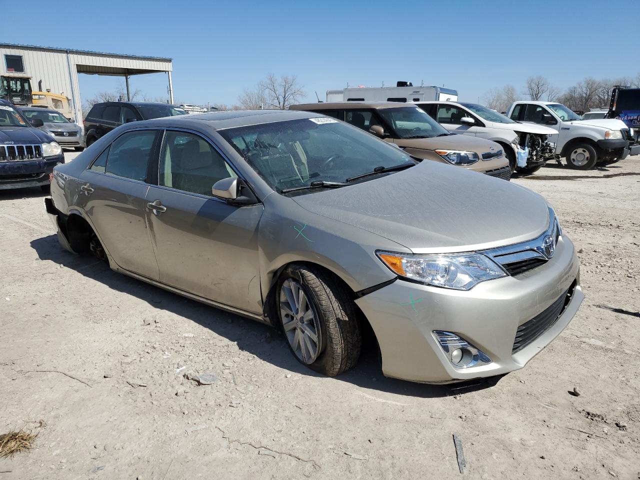 2014 Toyota Camry VIN 4T4BF1FK3ER408712 Copart auction photo, undercarriage / rear end damage thumbnail 4