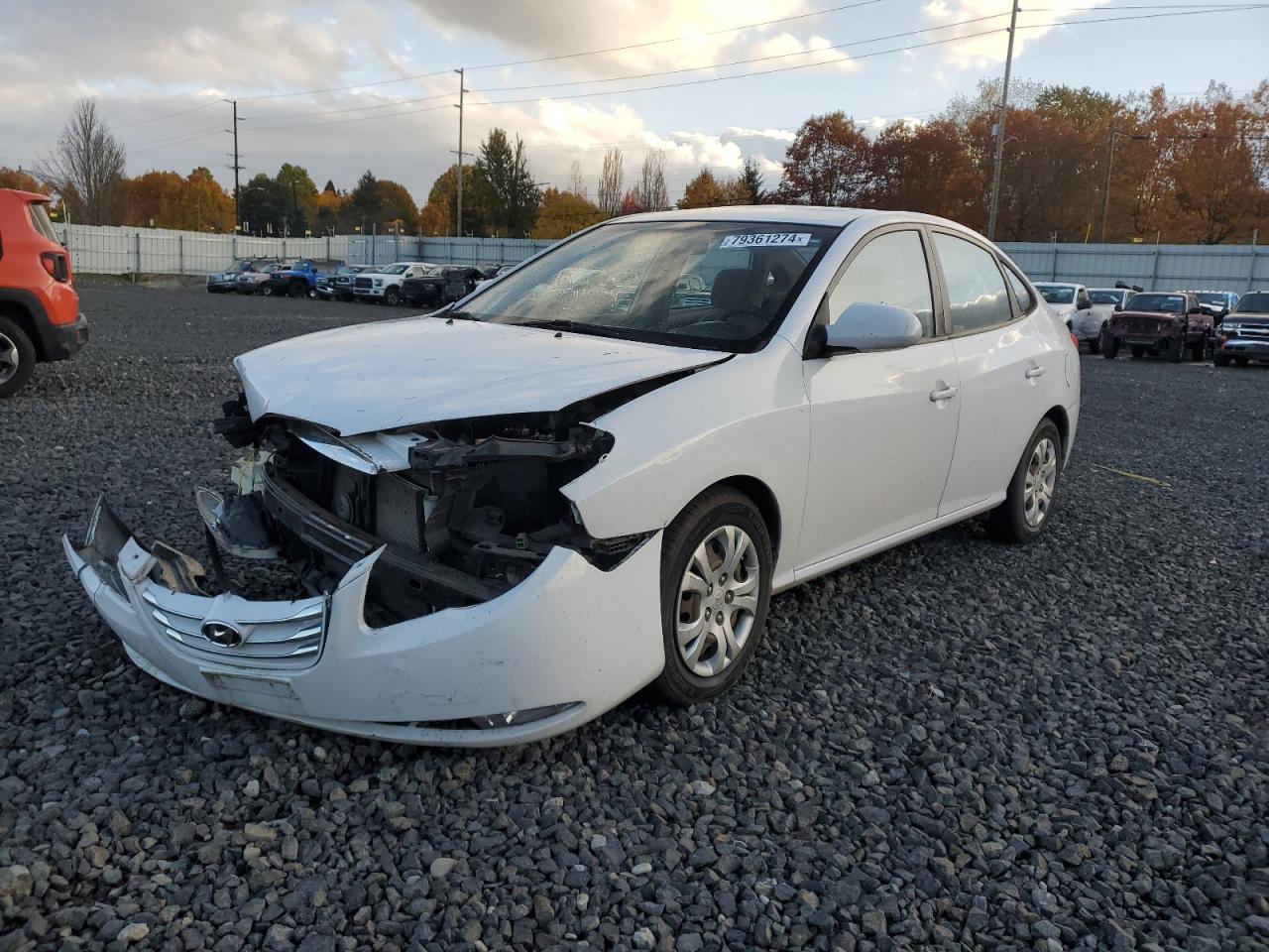 2010 Hyundai Elantra VIN KMHDU4AD3AU073545