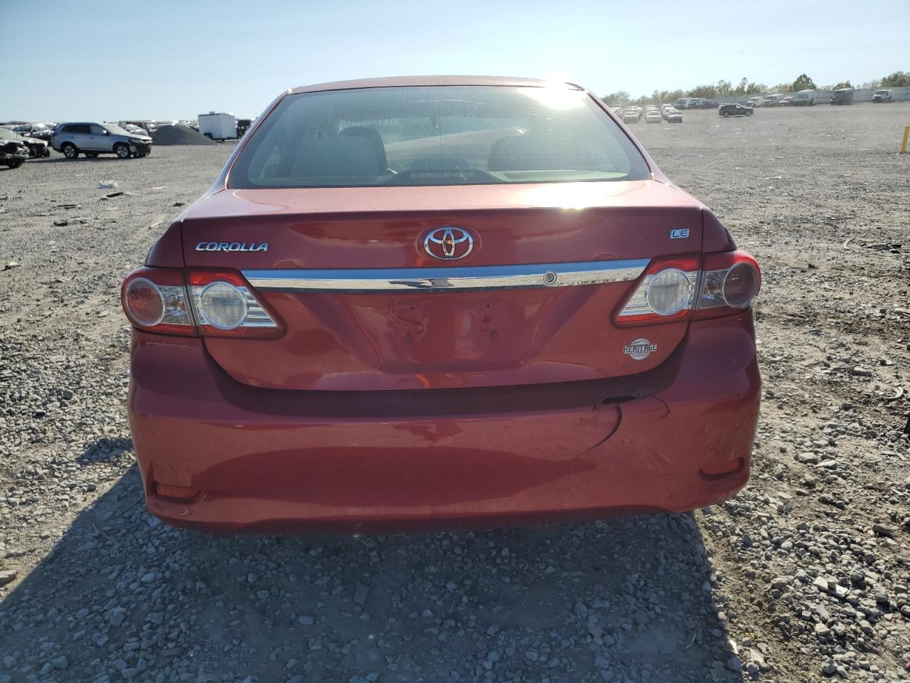 2011 Toyota Corolla VIN JTDBU4EE3BJ097734 Copart auction photo, front end / rear end damage thumbnail 6
