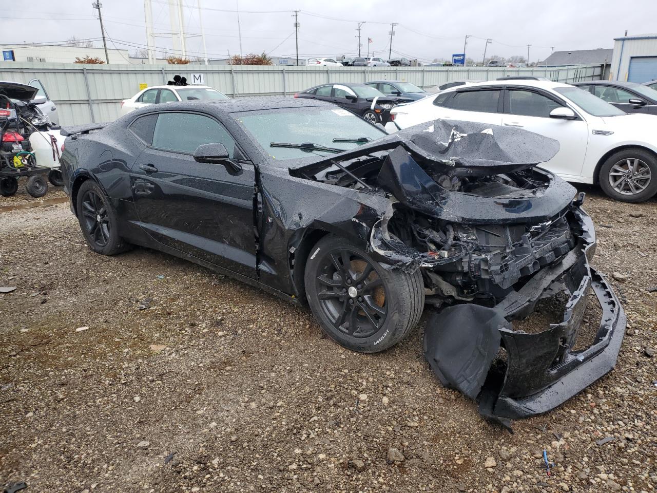 2019 Chevrolet Camaro VIN 1G1FB1RXXK0154317 Copart auction photo, front end damage thumbnail 4