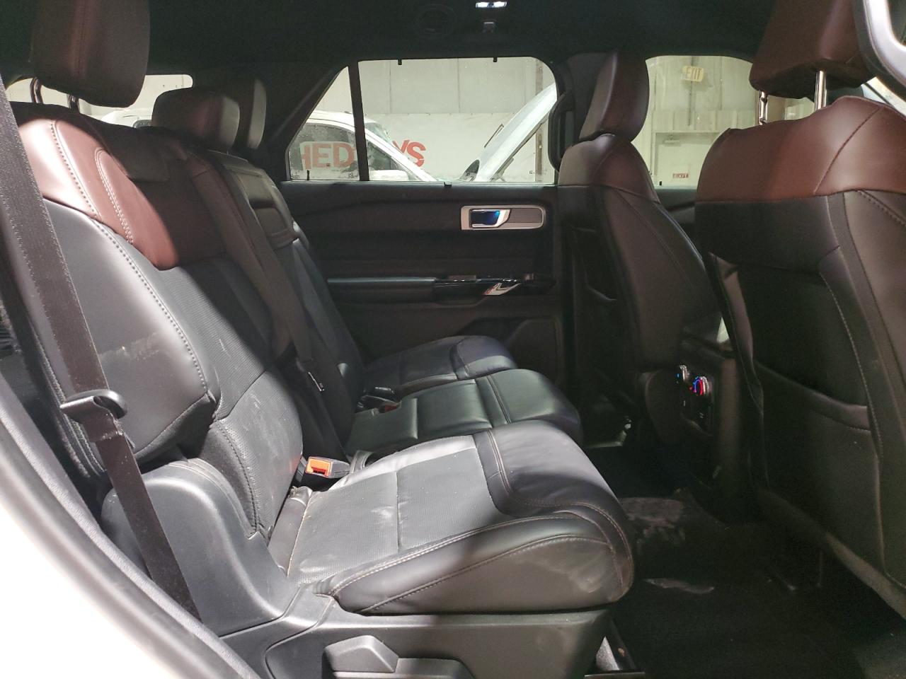 2021 Ford Explorer VIN 1FM5K8HC5MGB62941 Copart auction photo, top/roof damage thumbnail 11