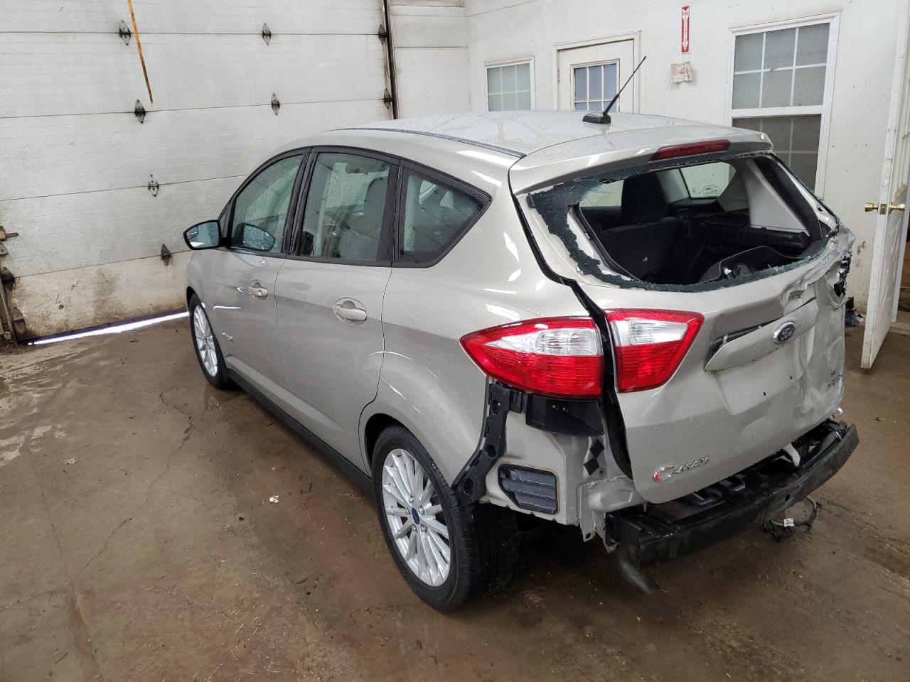 2015 Ford C-MAX VIN 1FADP5AU7FL105188 Copart auction photo, rear end / undercarriage damage thumbnail 2