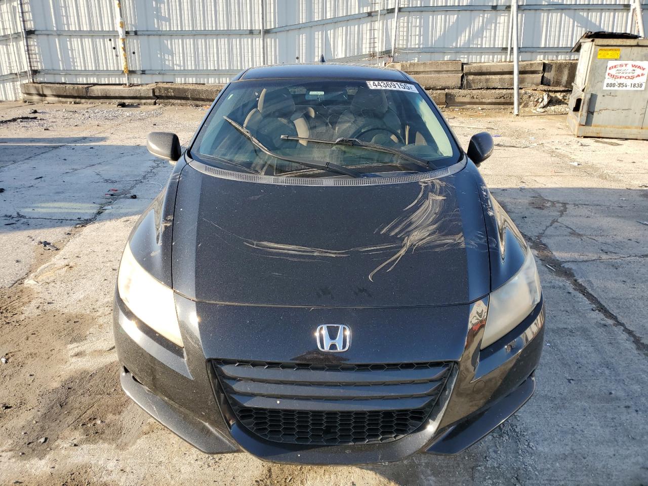 2011 Honda CR-Z VIN JHMZF1D66BS001427 Copart auction photo, front end / side damage thumbnail 5