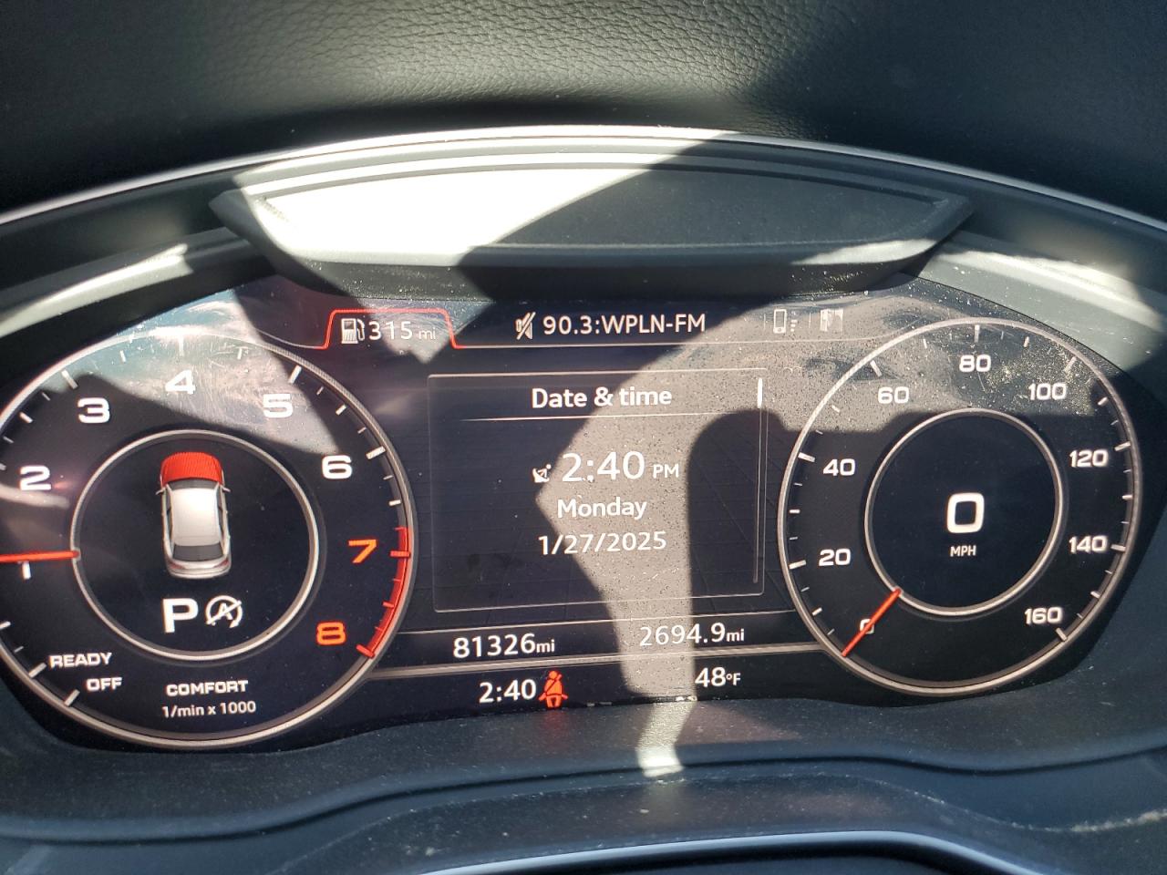 2018 Audi Q5 VIN WA1BNAFY1J2209289 Copart auction photo, front end damage thumbnail 9
