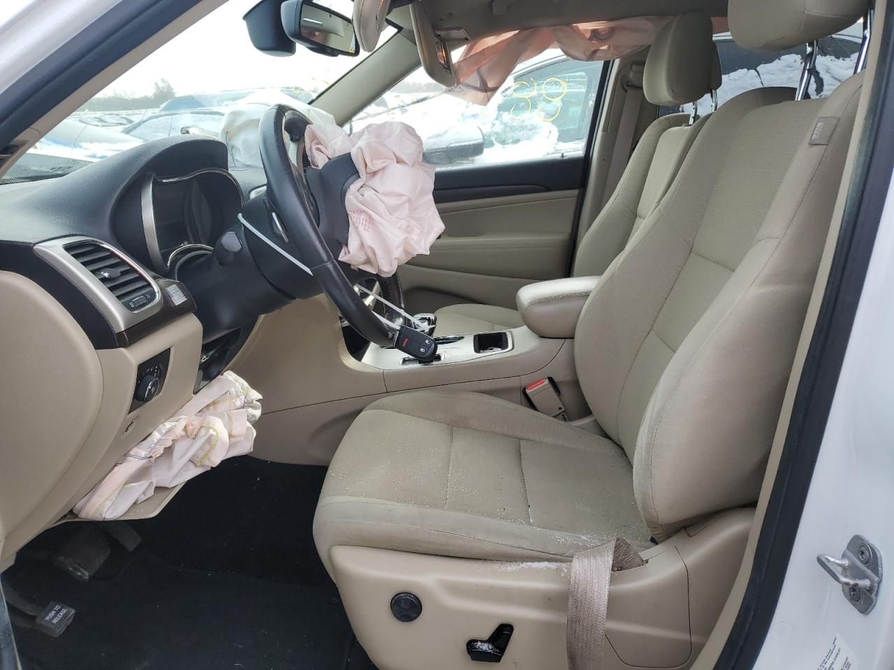 2014 Jeep Grand Cherokee VIN 1C4RJFAG0EC143944 Copart auction photo, front end damage thumbnail 7