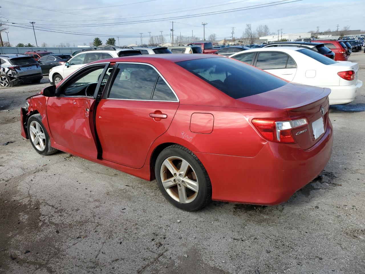 2012 Toyota Camry VIN 4T1BF1FK5CU569294 Copart auction photo, front end / side damage thumbnail 2