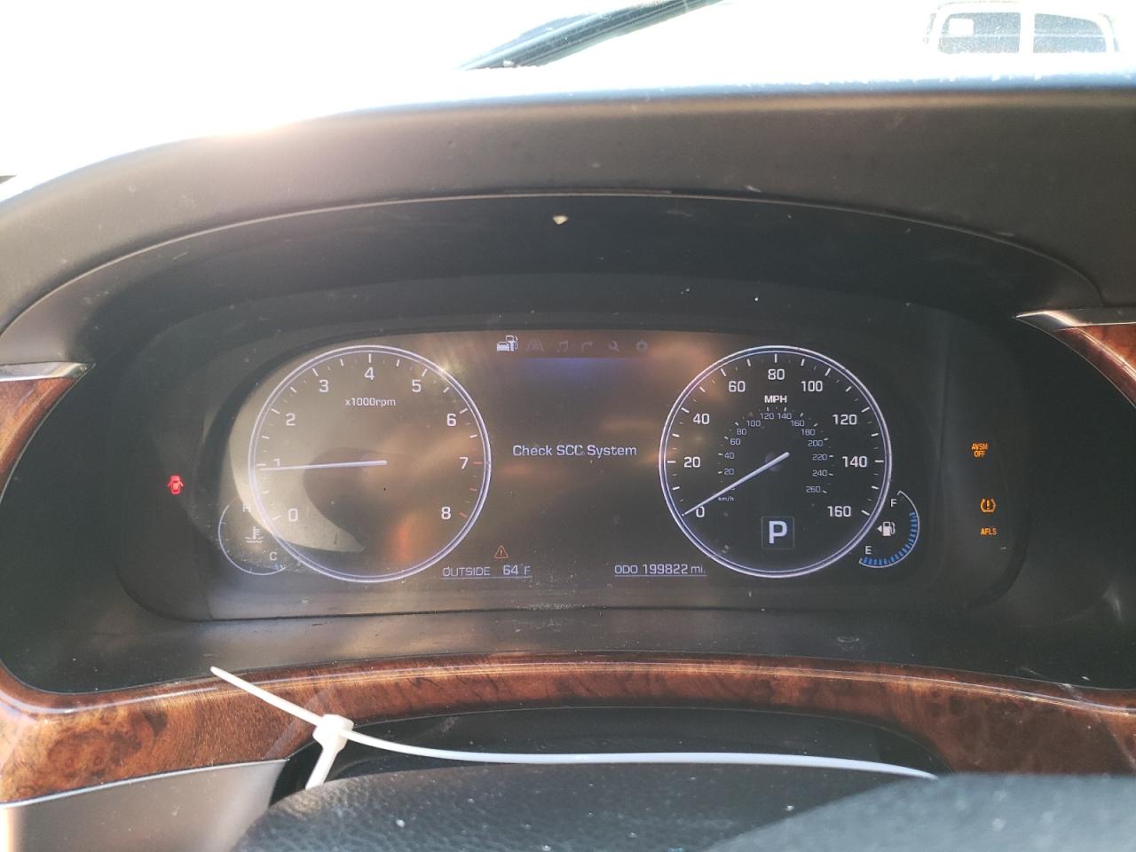 2014 Hyundai Equus VIN KMHGH4JH2EU076494 Copart auction photo, front end damage thumbnail 9