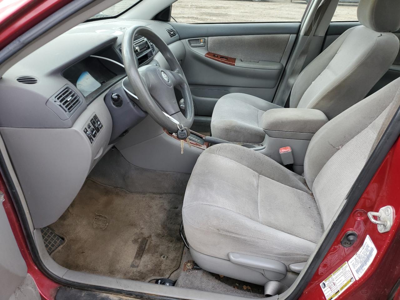 2005 Toyota Corolla VIN 1NXBR32E35Z524666 Copart auction photo, side / undercarriage damage thumbnail 7