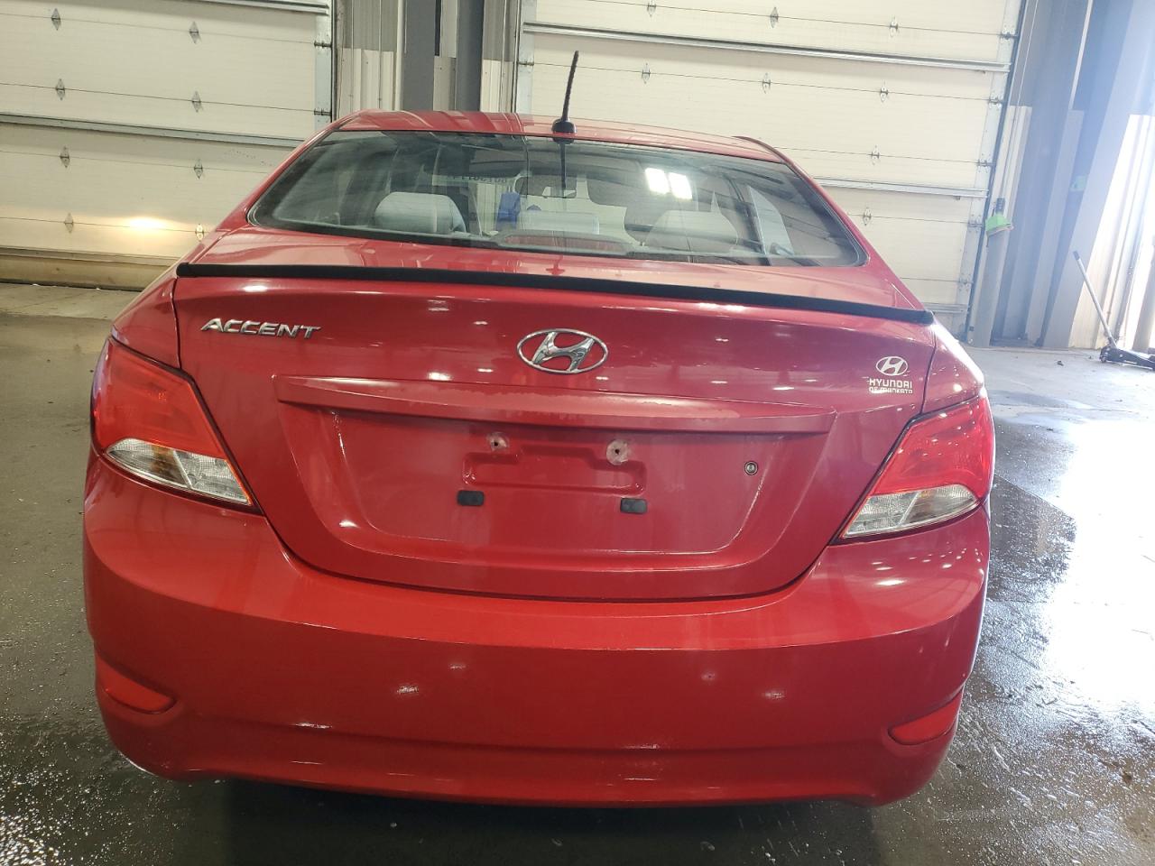 2016 Hyundai Accent VIN KMHCT4AE4GU089608 Copart auction photo, front end damage thumbnail 6