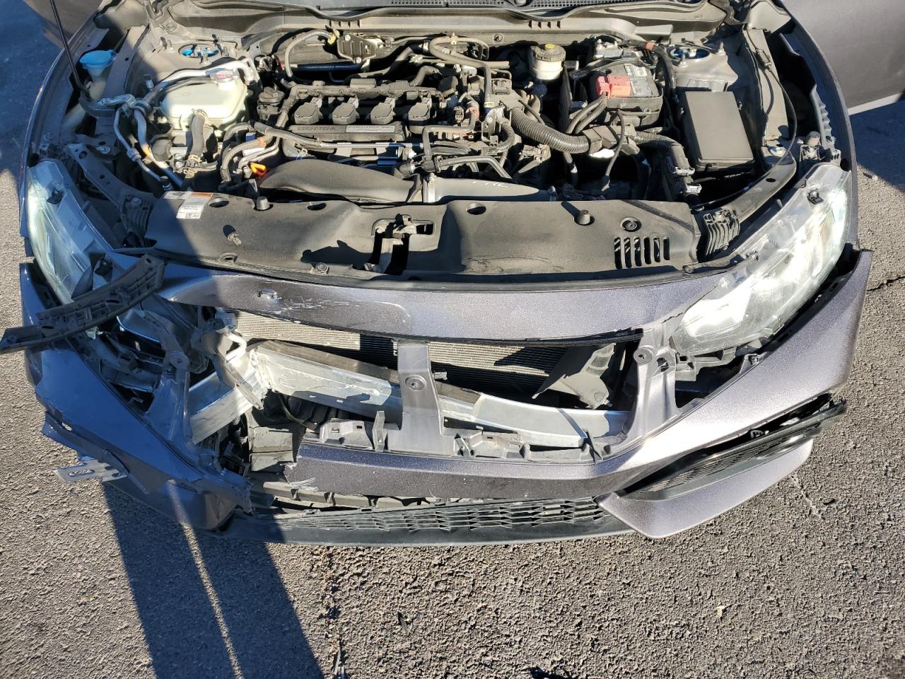 2017 Honda Civic VIN 2HGFC1E52HH702860 Copart auction photo, front end damage thumbnail 11