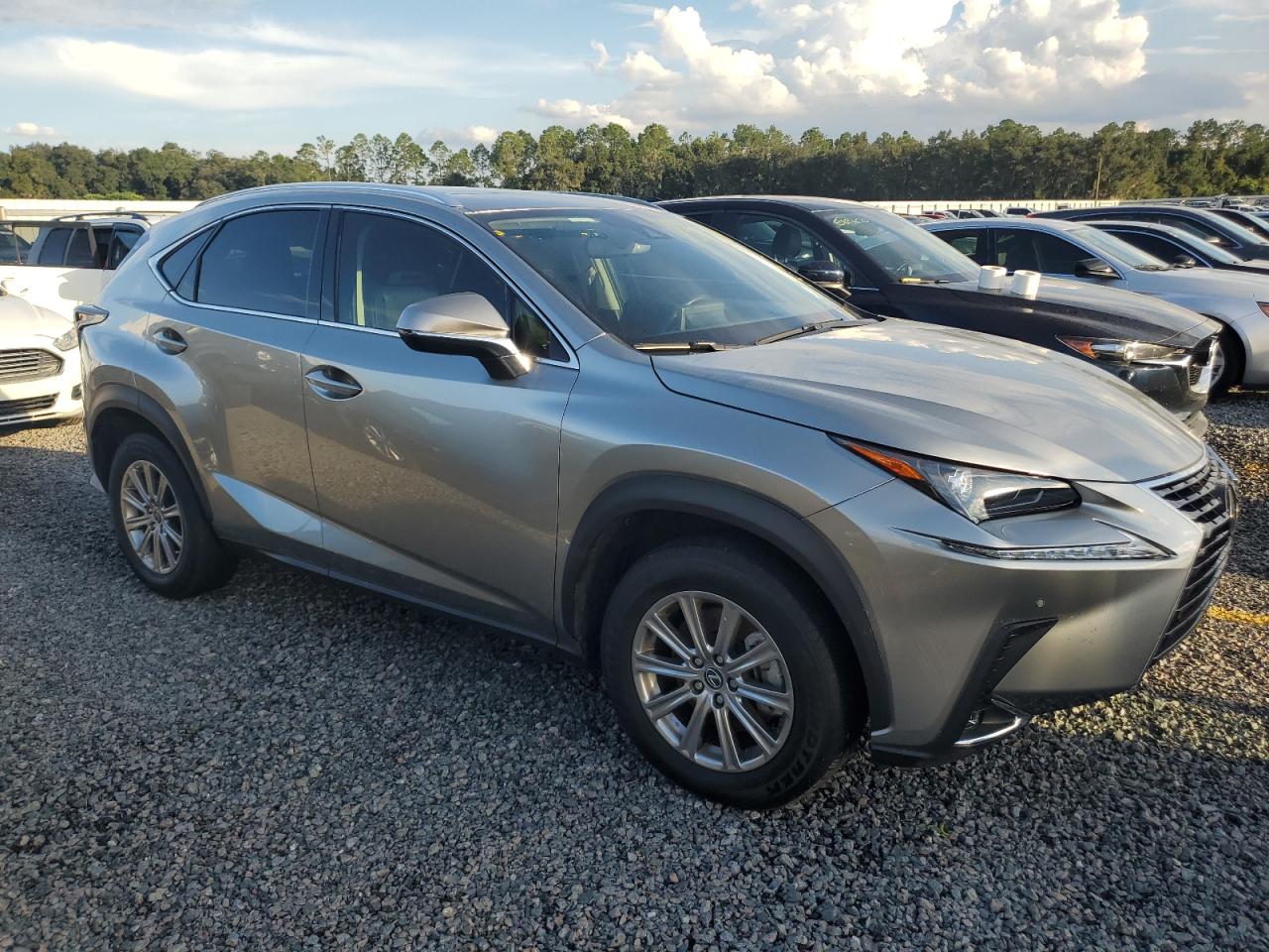 2021 Lexus NX VIN JTJDARBZ8M2186005 Copart auction photo, water/flood damage thumbnail 4