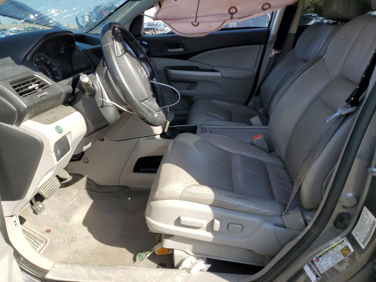 2013 Honda CR-V VIN 2HKRM4H71DH639761 Copart auction photo, all over damage thumbnail 7