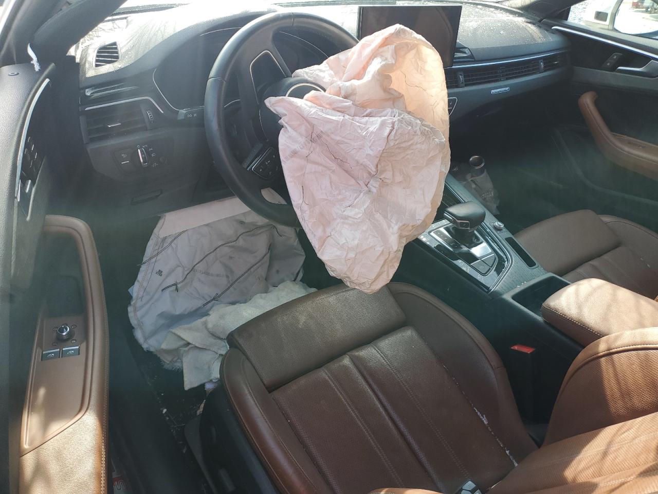 2020 Audi A5 VIN WAUTNAF5XLA012711 Copart auction photo, all over damage thumbnail 8