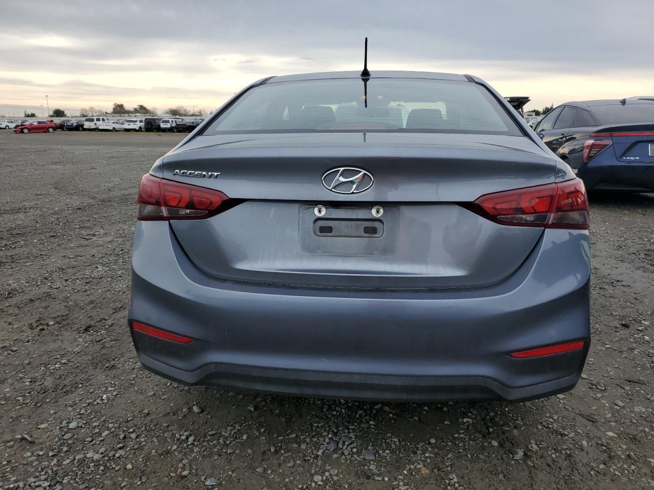 2019 Hyundai Accent VIN 3KPC24A35KE040978 Copart auction photo, front end / rear end damage thumbnail 6