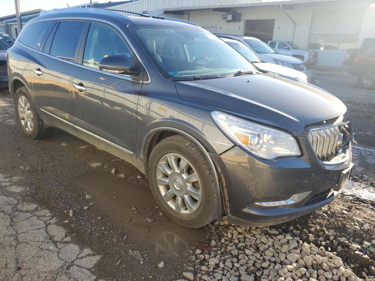 2014 Buick Enclave VIN 5GAKVBKDXEJ206418 Copart auction photo, front end damage thumbnail 4