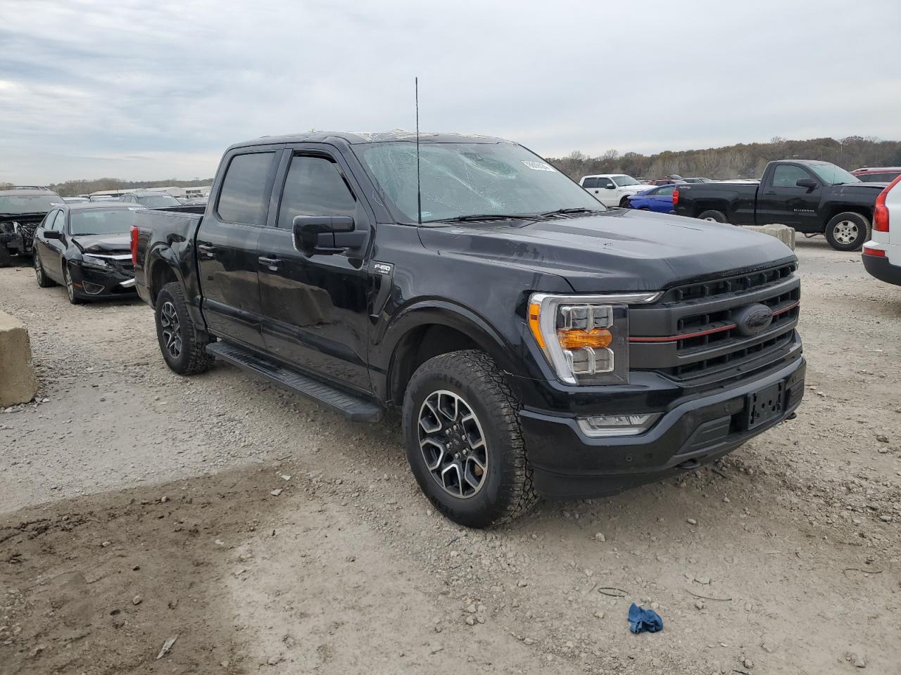 2022 Ford F-150 VIN 1FTEW1EP6NKD39101 Copart auction photo, front end damage thumbnail 4