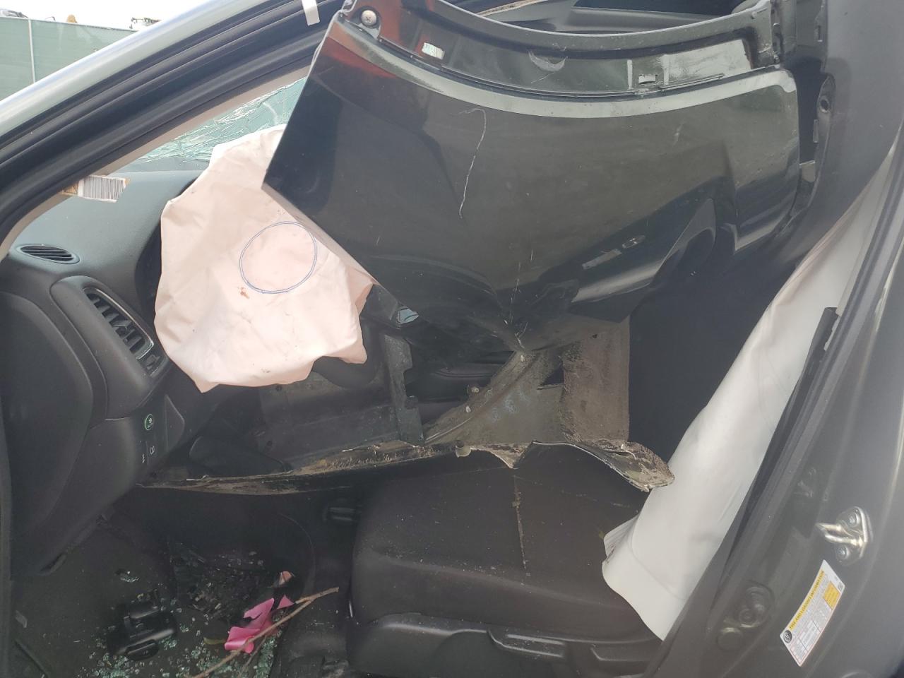 2018 Honda HR-V VIN 3CZRU5H57JM710160 Copart auction photo, all over damage thumbnail 7