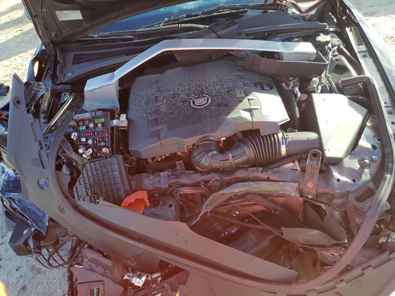 2012 Cadillac CTS VIN 1G6DA1E3XC0158893 Copart auction photo, front end damage thumbnail 12