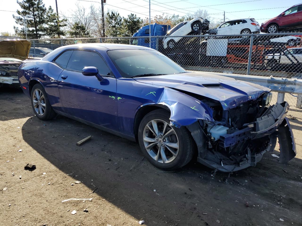 2020 Dodge Challenger VIN 2C3CDZGG3LH220956 Copart auction photo, front end damage thumbnail 4