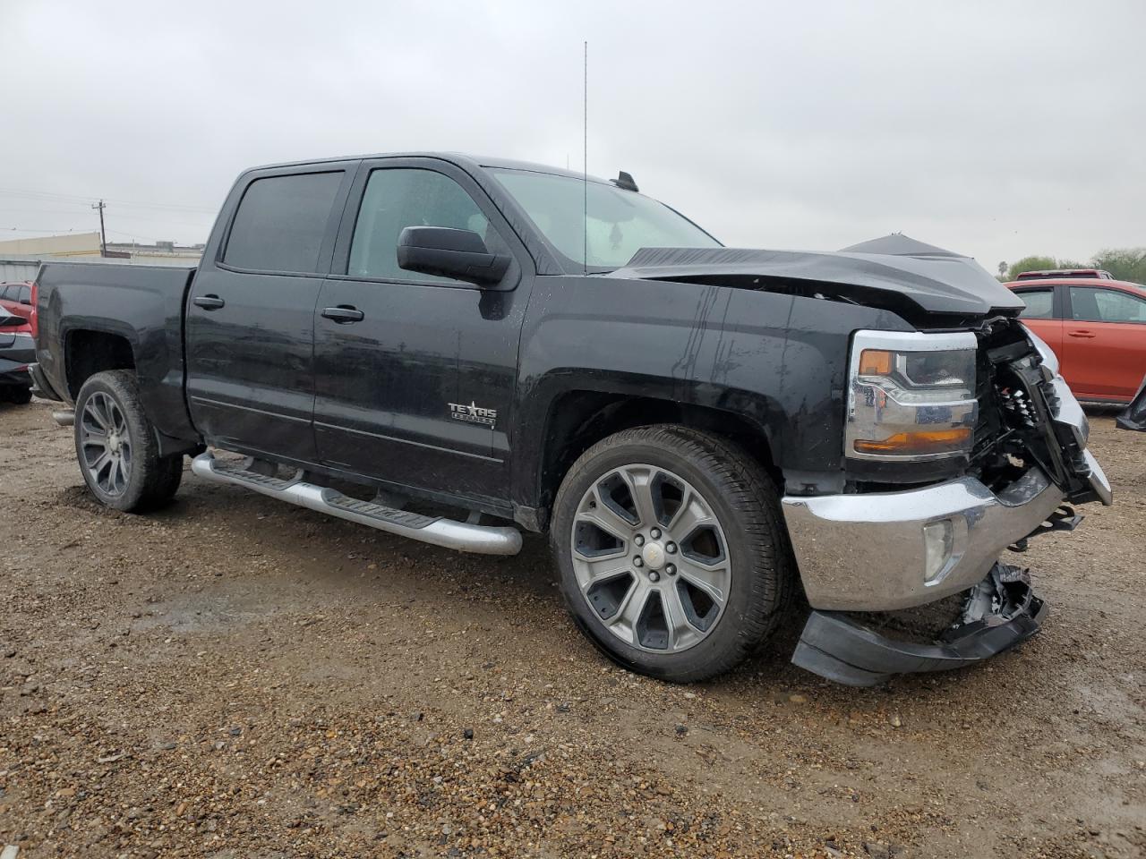2018 Chevrolet Silverado VIN 3GCPCREC7JG452179 Copart auction photo, front end damage thumbnail 4