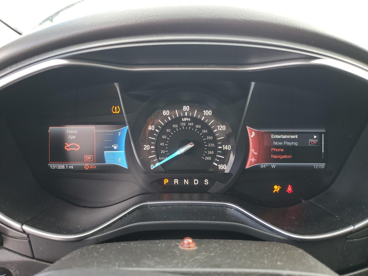 2014 Ford Fusion VIN 3FA6P0K91ER120646 Copart auction photo, front end / side damage thumbnail 9