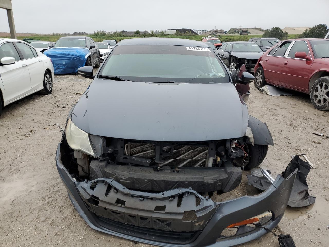 2012 Volkswagen Passat CC VIN WVWHN7AN3CE529280 Copart auction photo, front end / undercarriage damage thumbnail 5