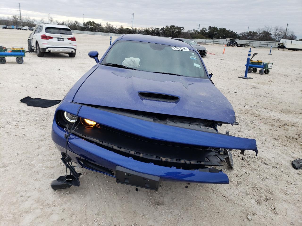 2021 Dodge Challenger VIN 2C3CDZJG9MH572837 Copart auction photo, front end / side damage thumbnail 5