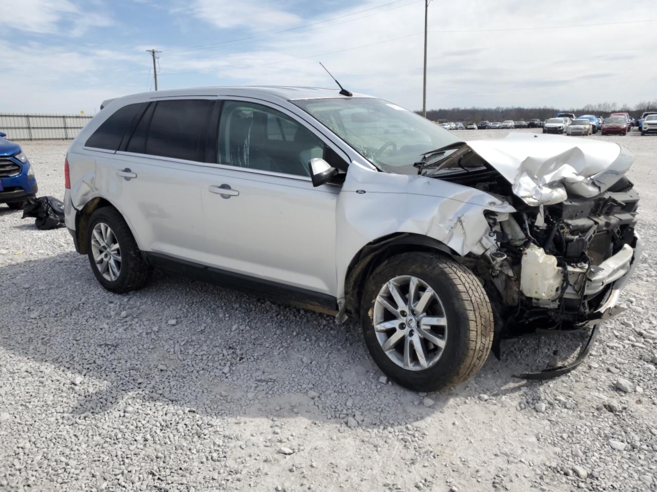 2014 Ford Edge VIN 2FMDK4KC4EBA58530 Copart auction photo, front end / rear end damage thumbnail 4