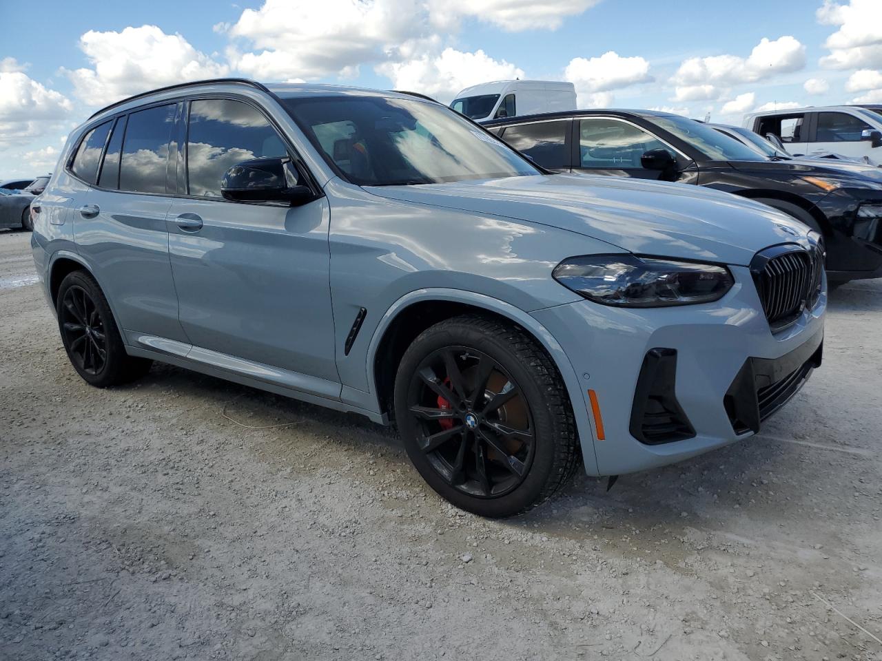 2024 BMW X3 M VIN 5UX83DP09R9W77482 Copart auction photo, water/flood damage thumbnail 4