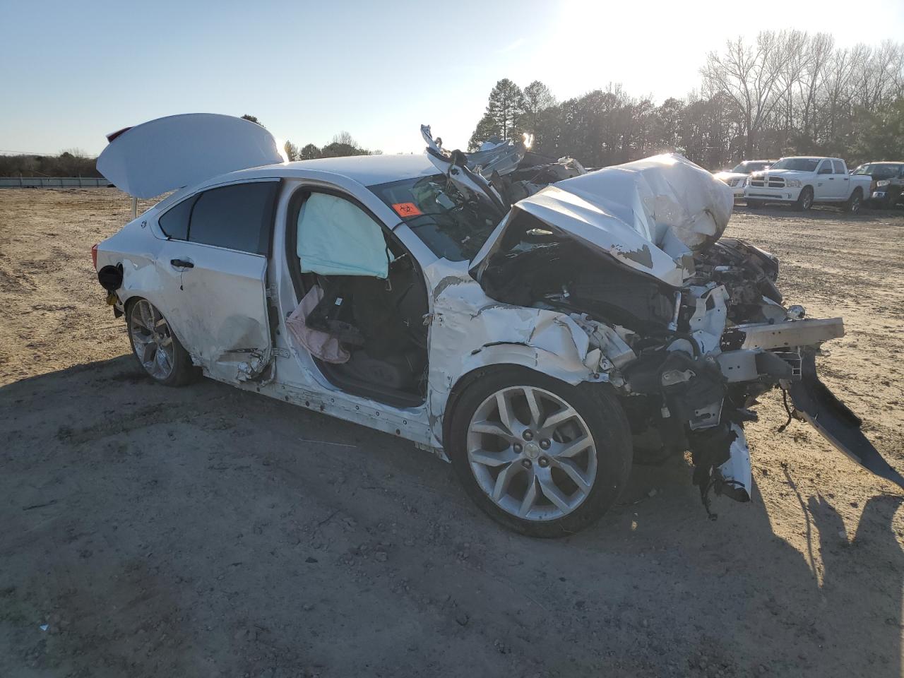 2018 Chevrolet Impala VIN 1G1125S35JU123458 Copart auction photo, all over damage thumbnail 4