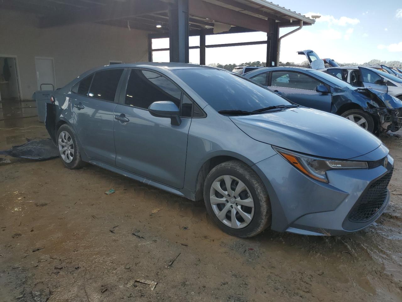 2021 Toyota Corolla VIN 5YFEPMAE5MP226209 Copart auction photo, rear end damage thumbnail 4