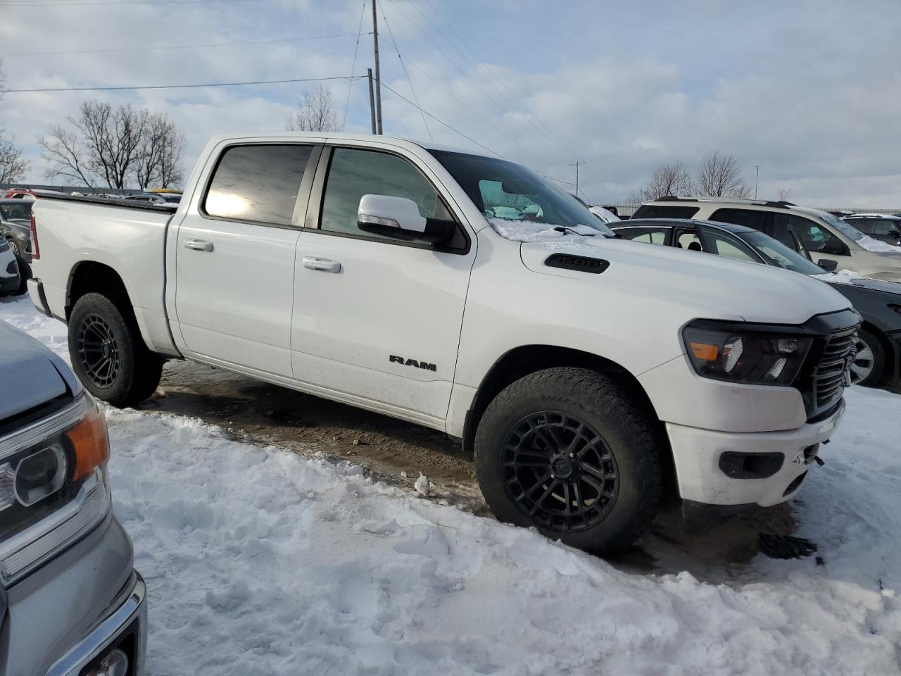 2020 RAM 1500 VIN 1C6SRFFT6LN134948 Copart auction photo, front end / undercarriage damage thumbnail 4