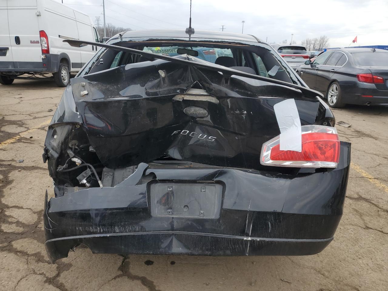 2010 Ford Focus VIN 1FAHP3FN6AW120781 Copart auction photo, rear end / front end damage thumbnail 6