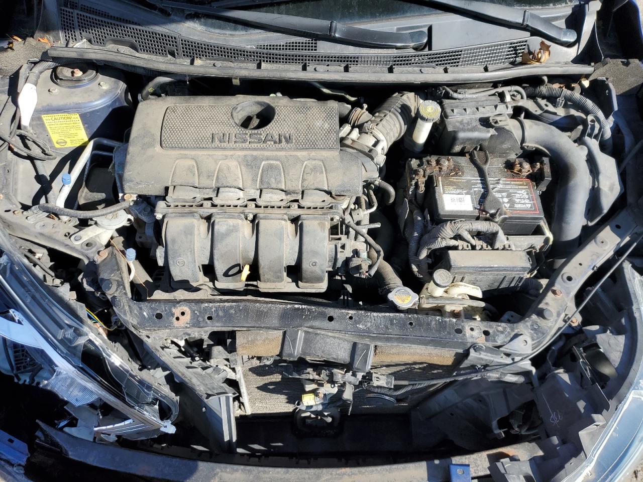 2017 Nissan Sentra VIN 3N1AB7AP7HY213020 Copart auction photo, rear end / front end damage thumbnail 11