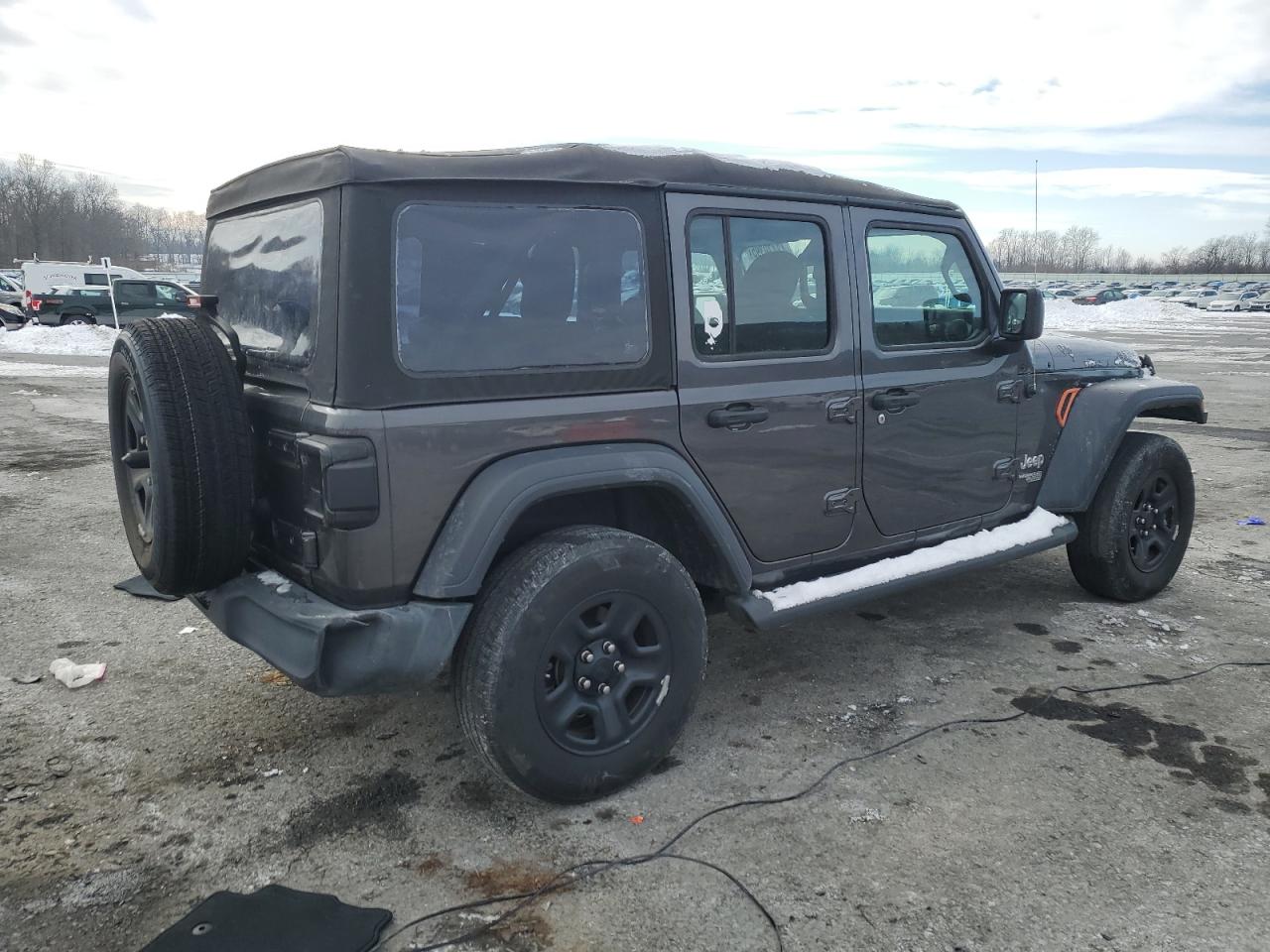 2021 Jeep Wrangler VIN 1C4HJXDG9MW528851 Copart auction photo, front end damage thumbnail 3