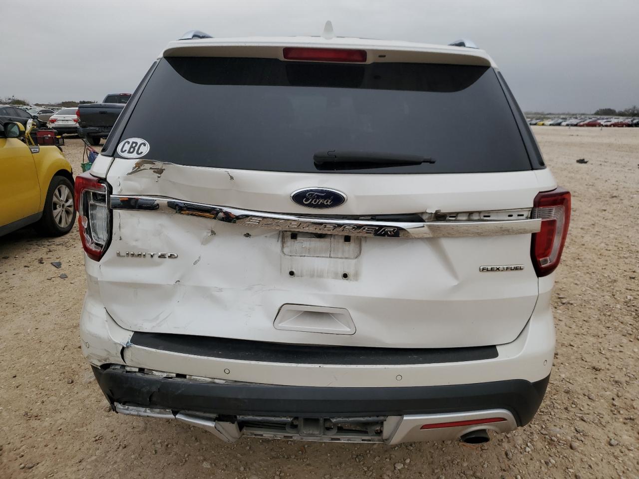 2016 Ford Explorer VIN 1FM5K7F87GGB59410 Copart auction photo, rear end / minor dent/scratches damage thumbnail 6