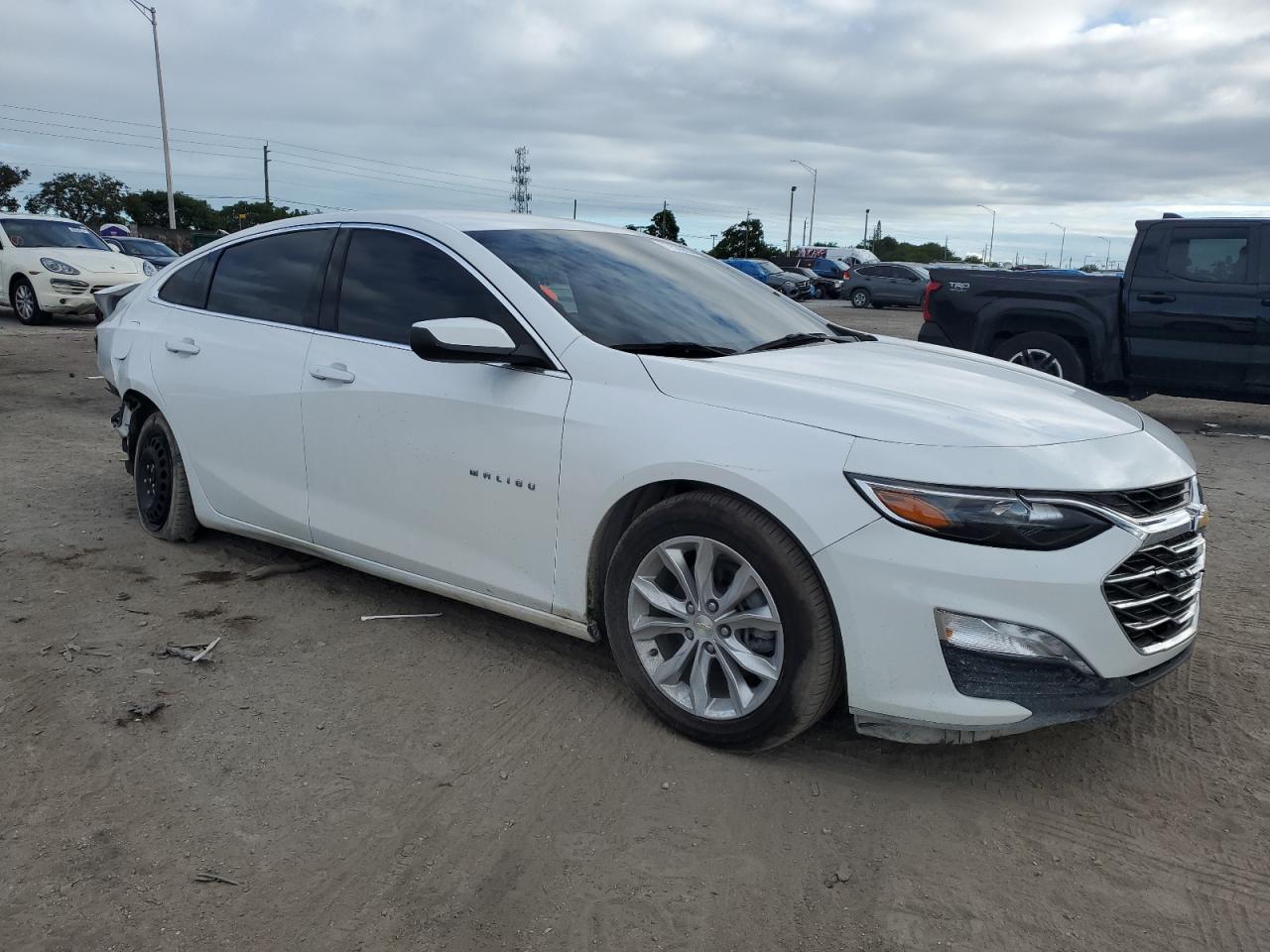2021 Chevrolet Malibu VIN 1G1ZD5ST2MF016549 Copart auction photo, rear end / side damage thumbnail 4
